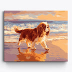 Cavalier King Coastline No Frame / 50x40cm
