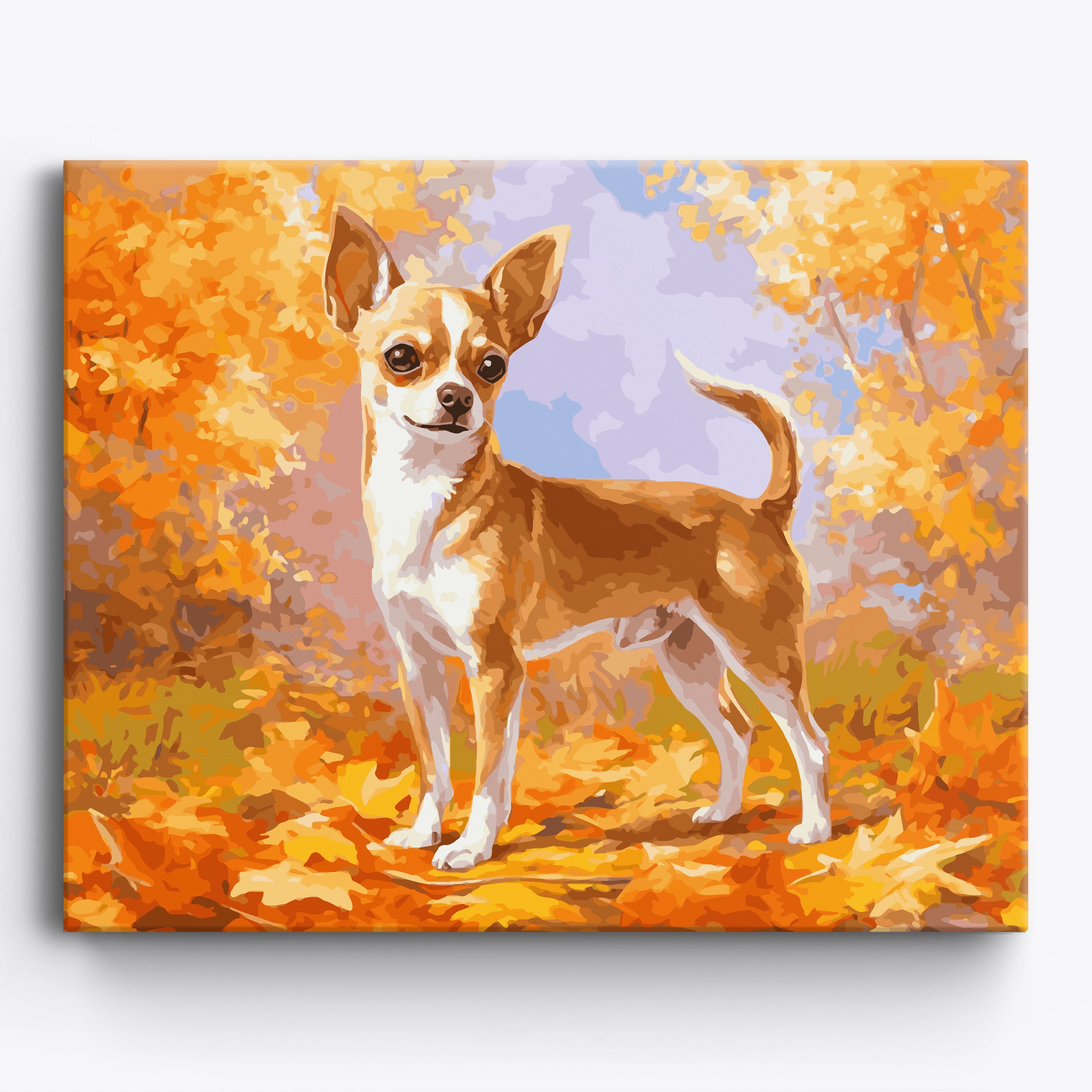 Autumn Chihuahua No Frame / 50x40cm
