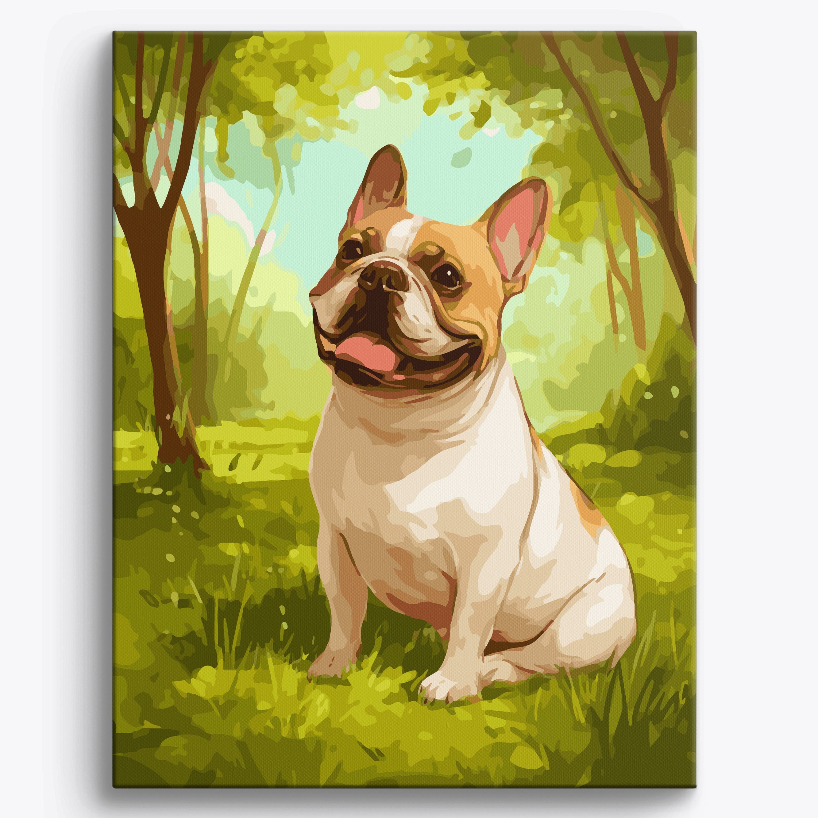 French Bulldog Smile No Frame / 40x50cm