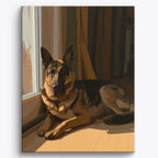 German Shepherd Shadows No Frame / 40x50cm