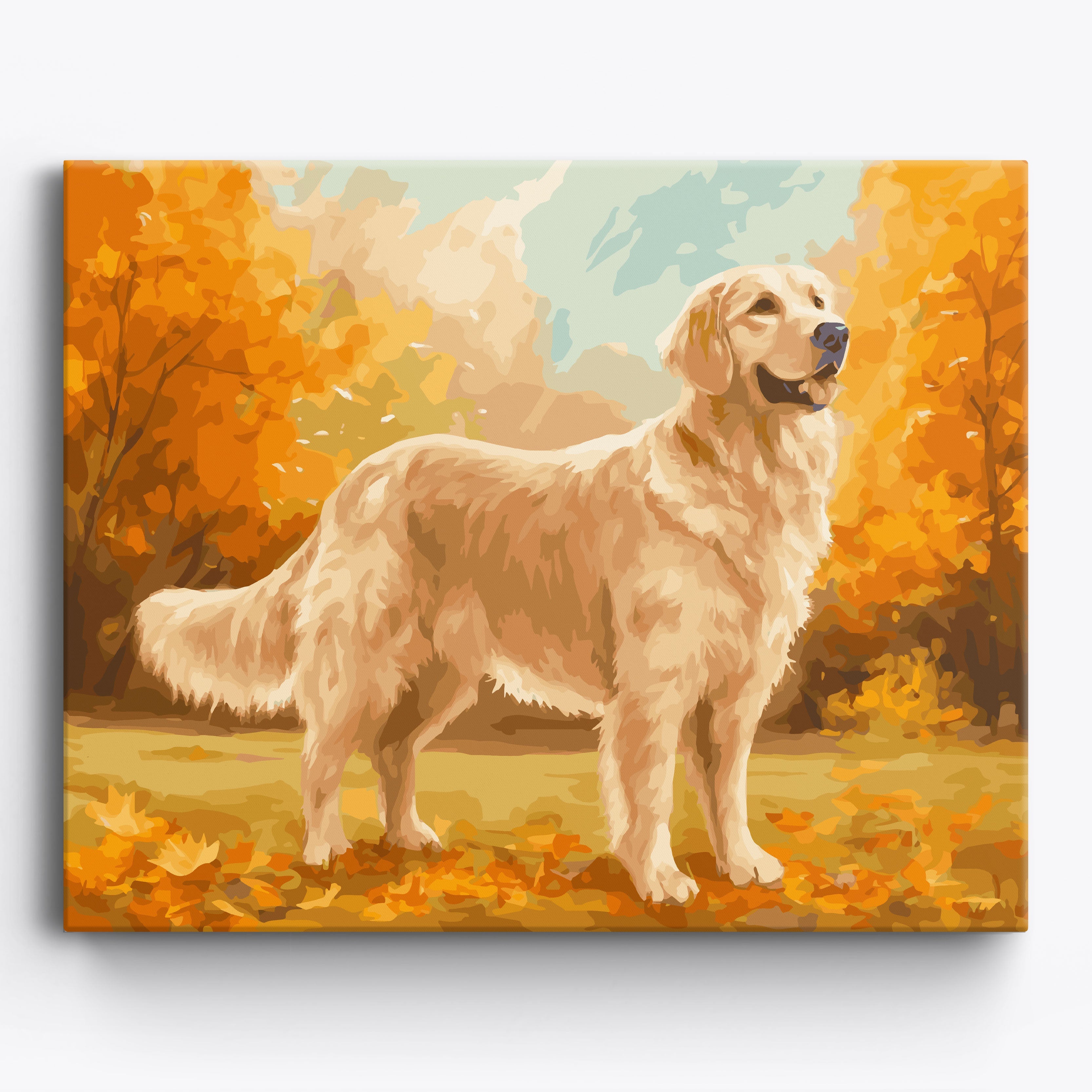Autumn Retriever Framed / 50x40cm