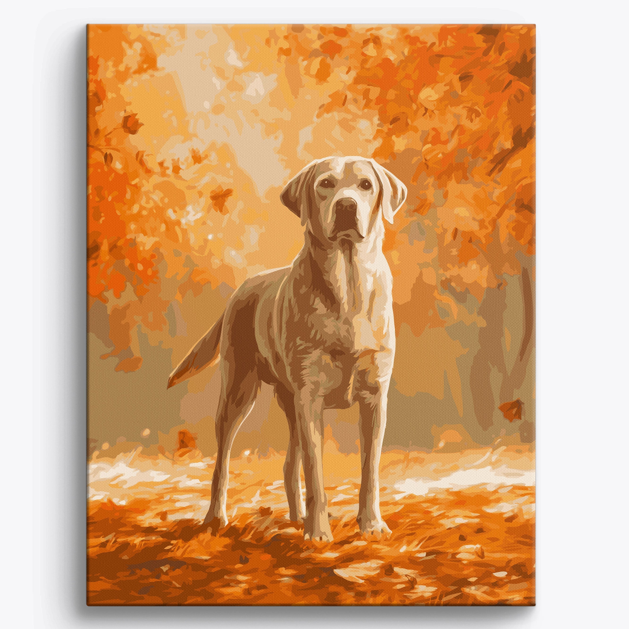 Leafy Labrador Retriever No Frame / 40x50cm