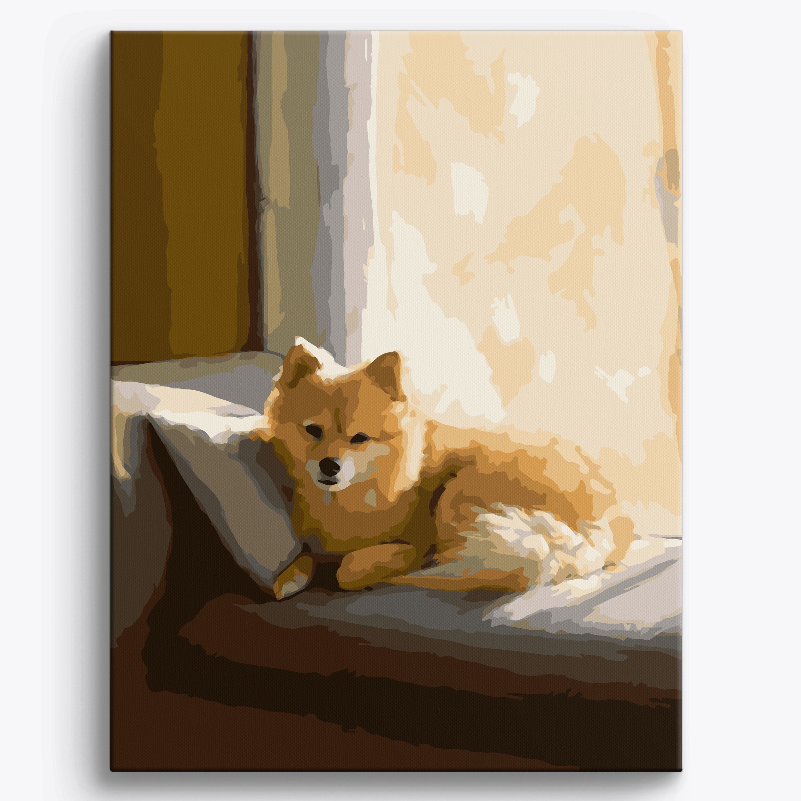 Pampered Pomeranian No Frame / 40x50cm
