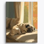Pug Nap No Frame / 40x50cm