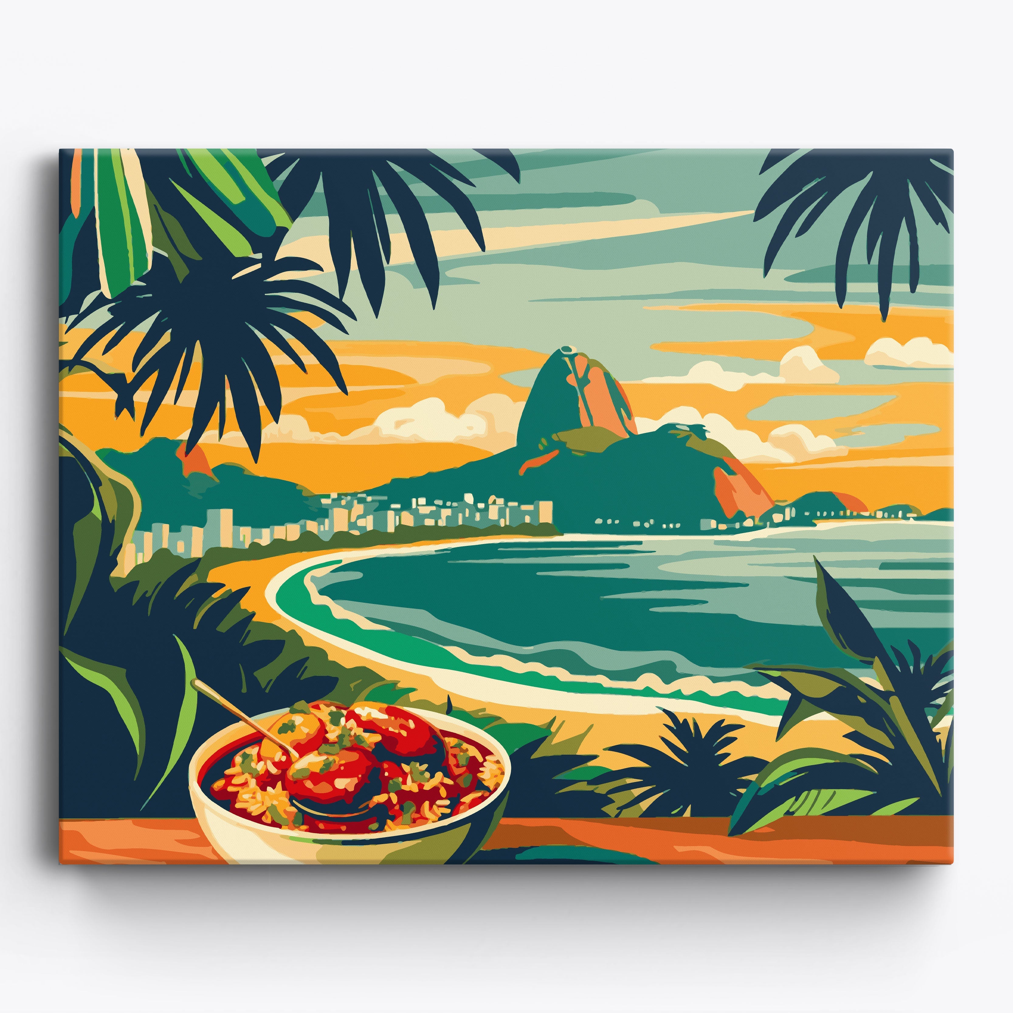 Brazil Coast Dinner View