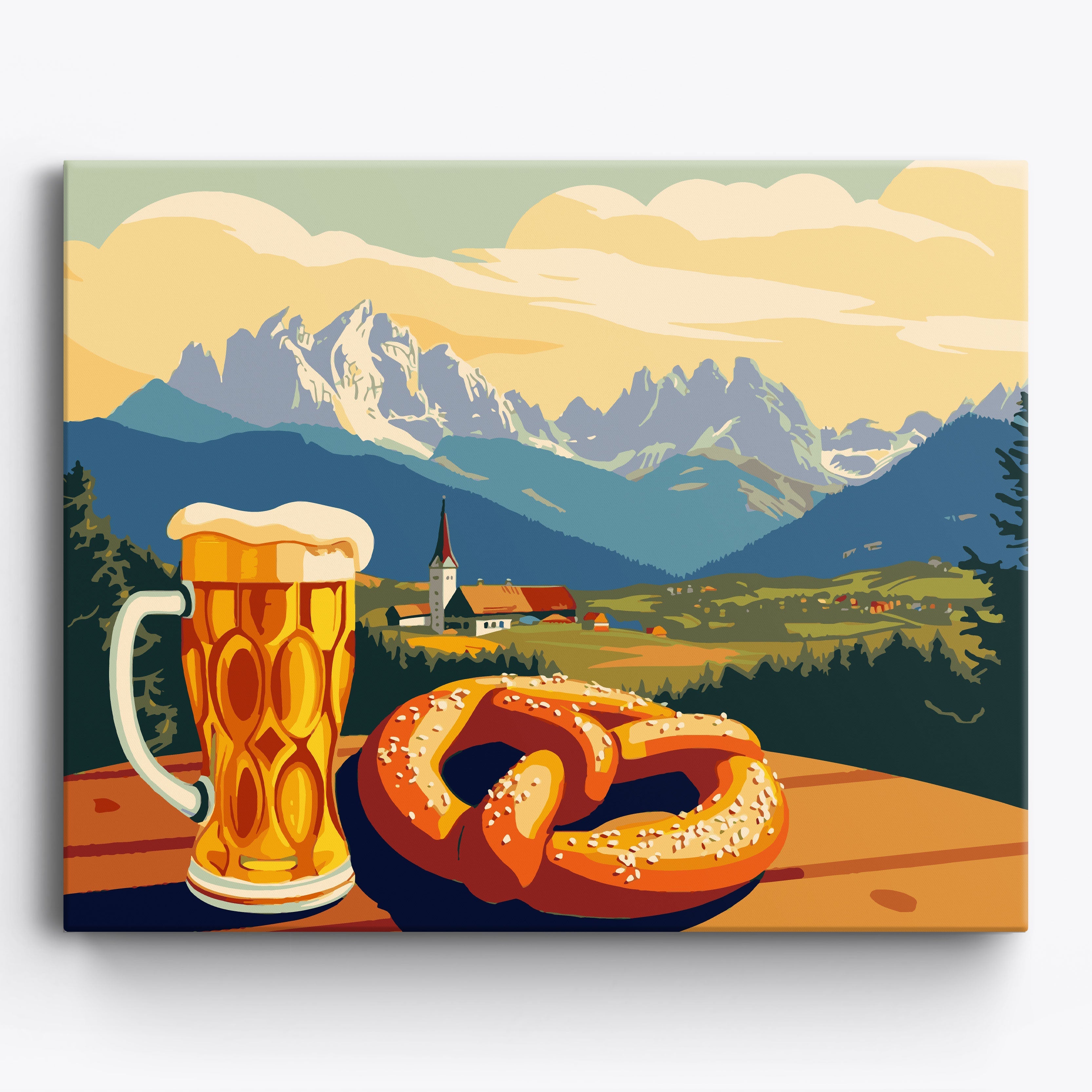 Bavarian Pretzel Sunset