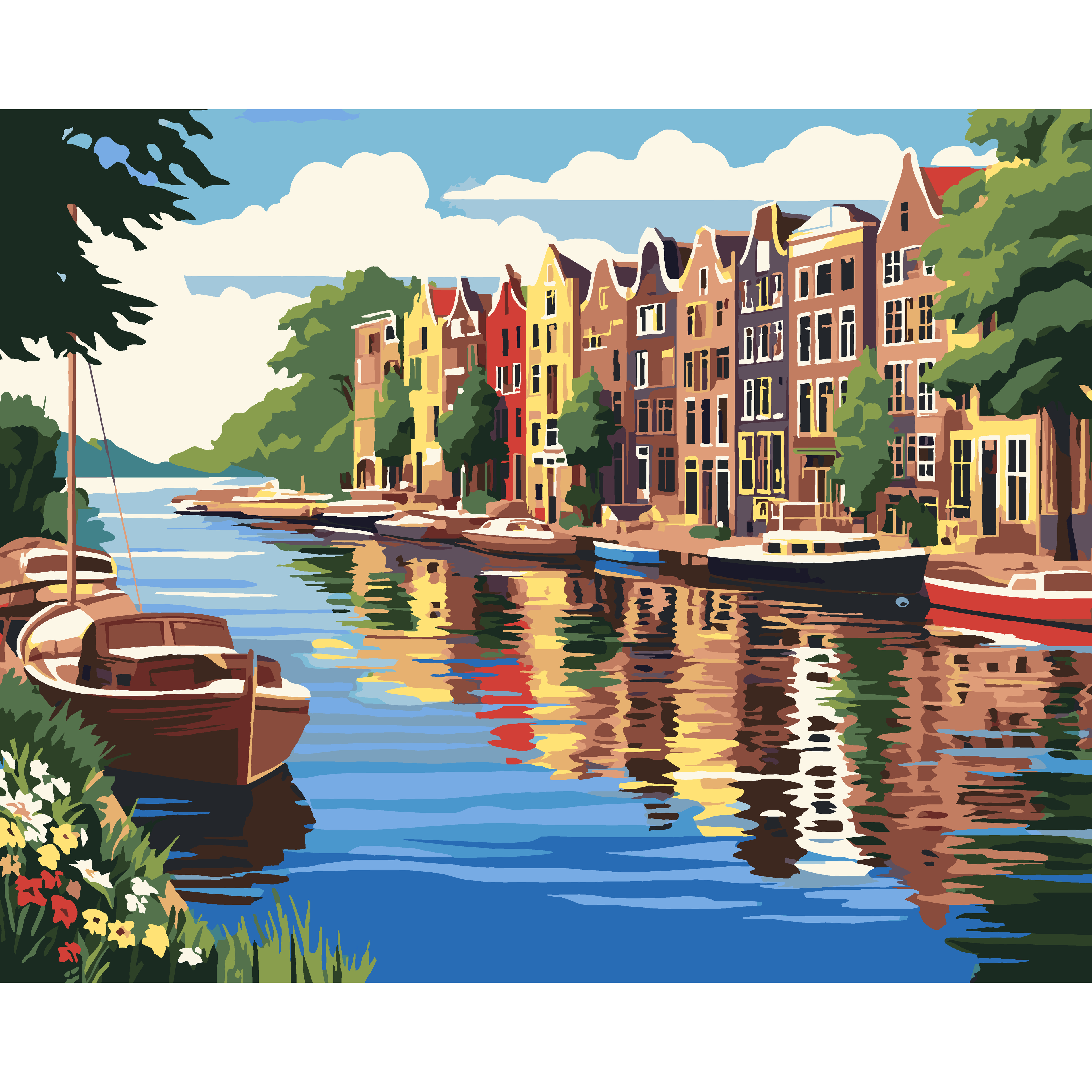 Amsterdam - Grachtenpanden