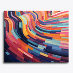 Geometric Whimsy No Frame / 24 colors