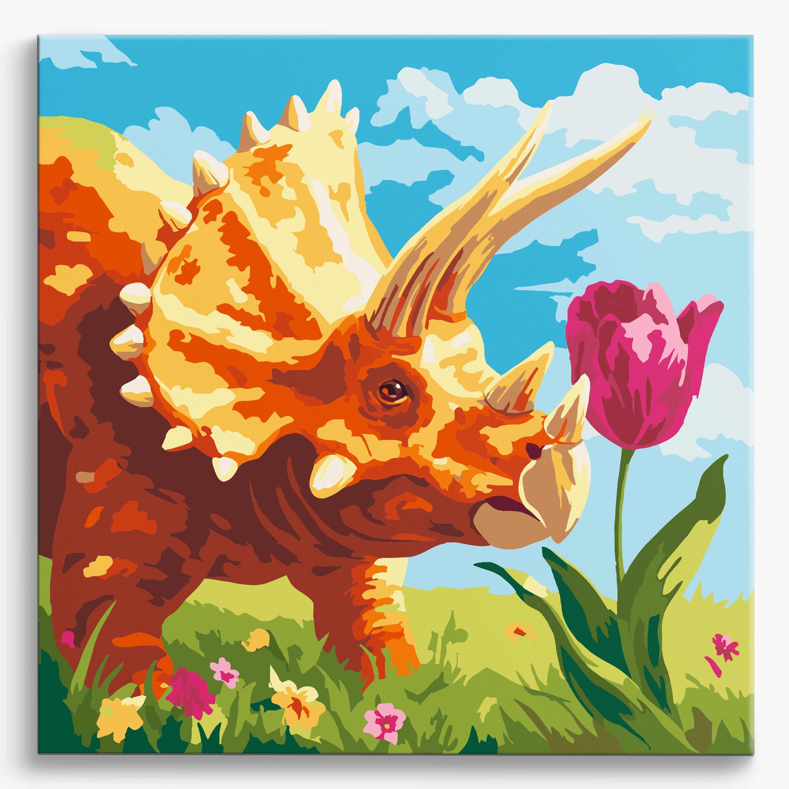 Floral Triceratops
