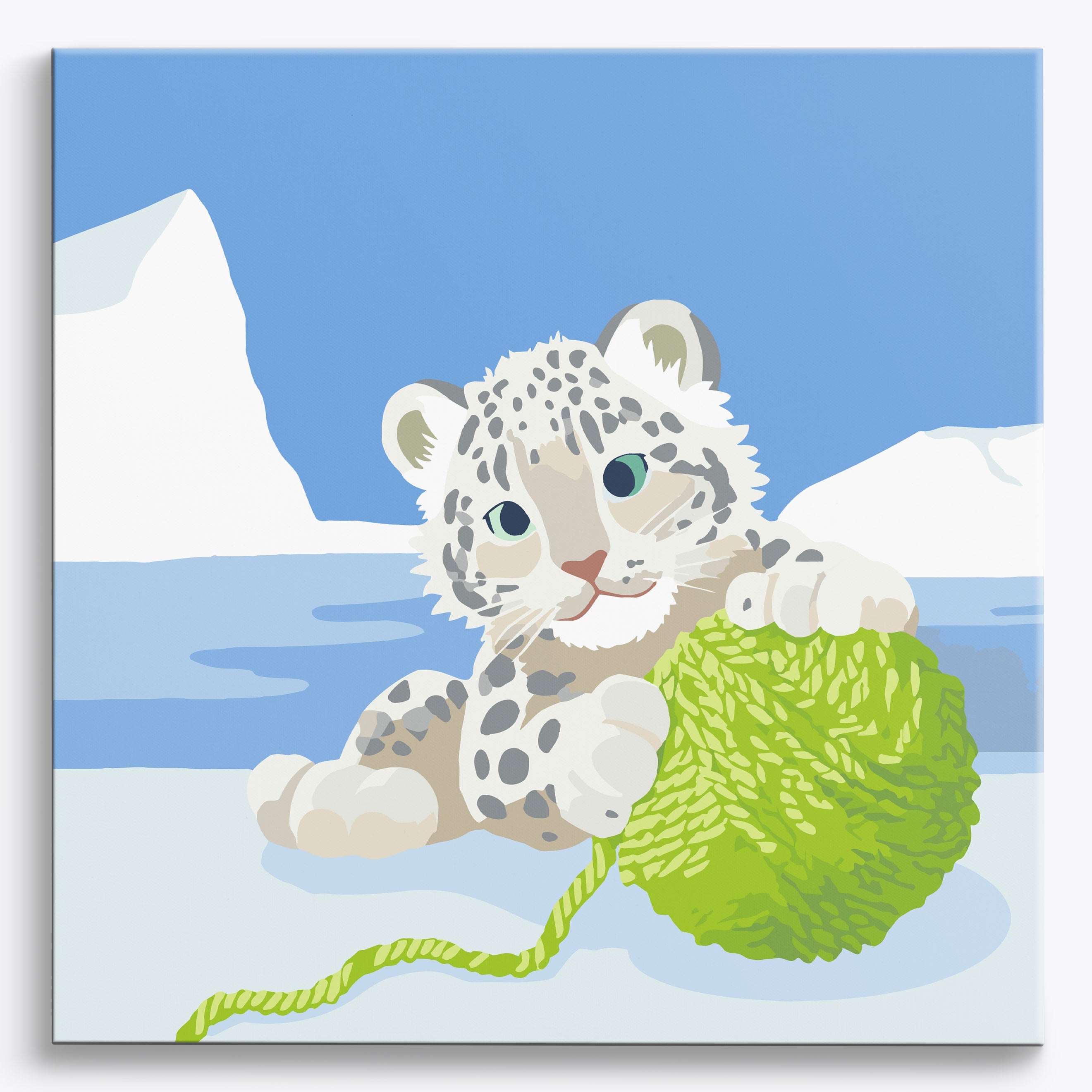 Icy Leopard Fun