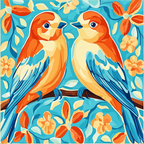 Lovebird Mosaic