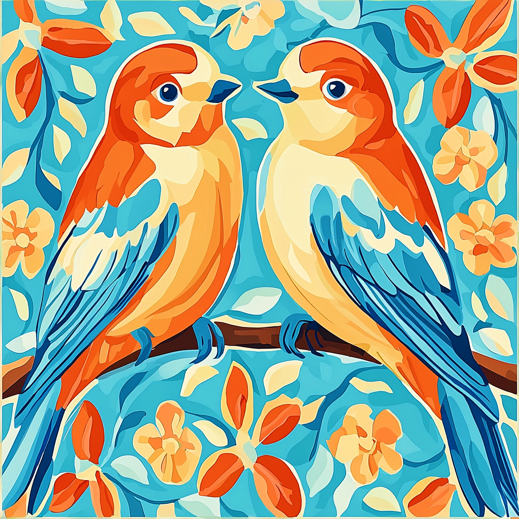 Lovebird Mosaic