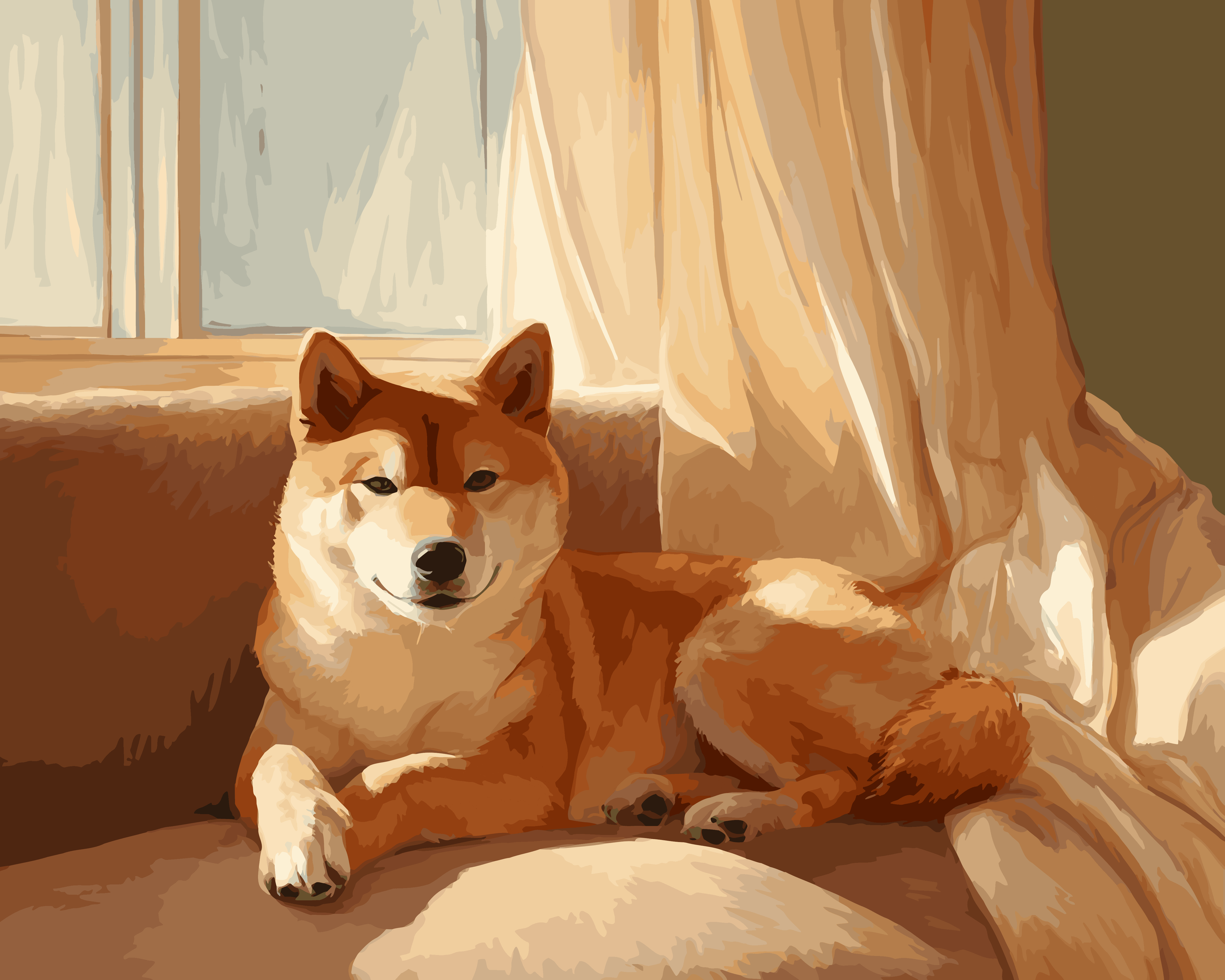 Shiba Inu Shadows