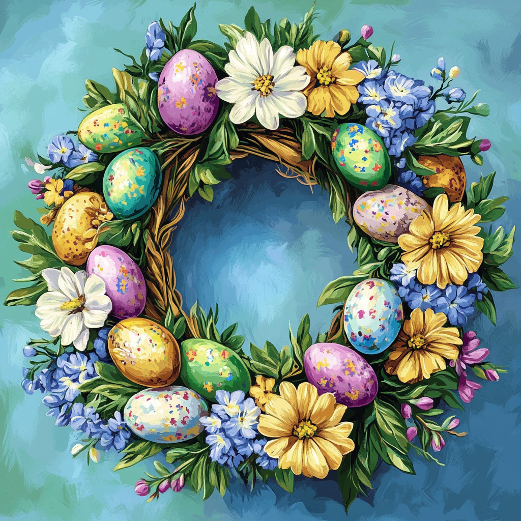 Spring Wreath Study