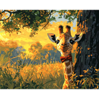 Sunset Bowtie Giraffe